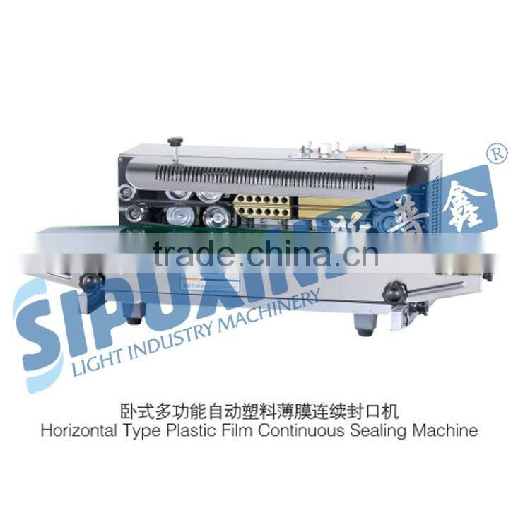 Sipuxin Vertical type plastic film bags continuous sealing machine