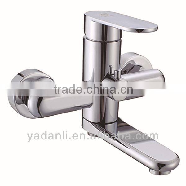 polished chrome good quality wall mounted hidden bathtub faucet with diverter