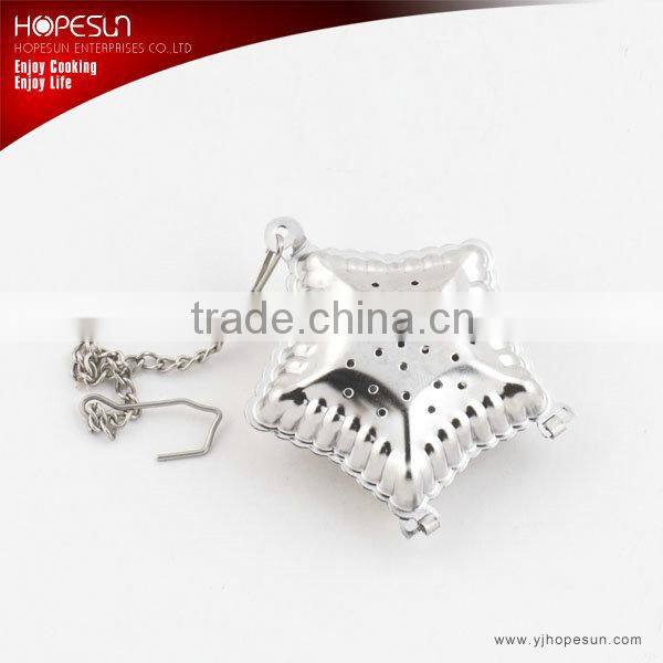 Stainless steel rocky shape tea infuser