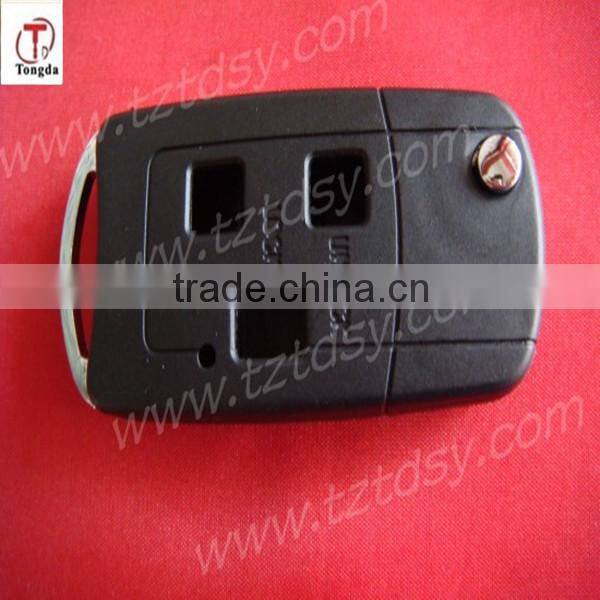 Tongda flip remote key shell 2 button for Toyota
