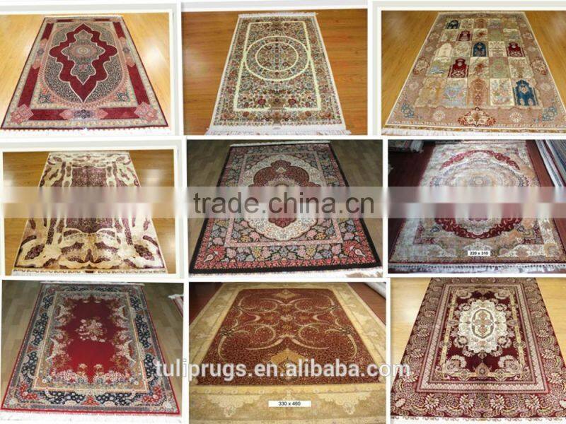 commercial car hand knotted handmade persian silk rug persian handmade silk carpets for home hotel villa/silk rug