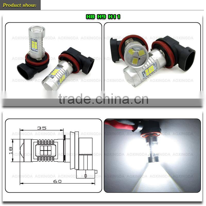 H11 21W High Power White 2835 3535 LED for Car Fog Light Headlight Driving DRL 12V DC