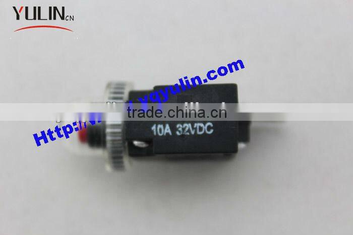 50pcs/lot red 10A Mini Size overload protector switch
