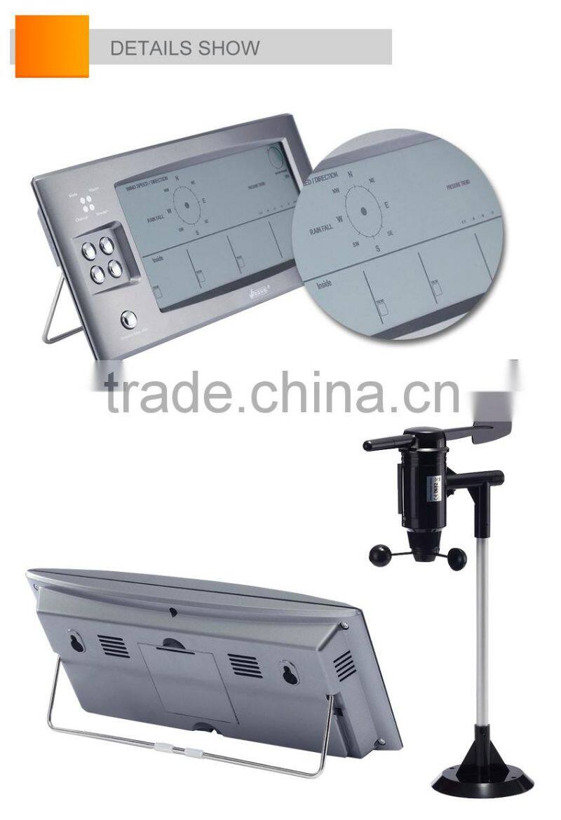 Wireless temperature and humidity wind speed weather station