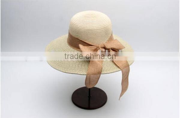 2014 Fashion mexican wide roll brim sombrero foldable straw hat