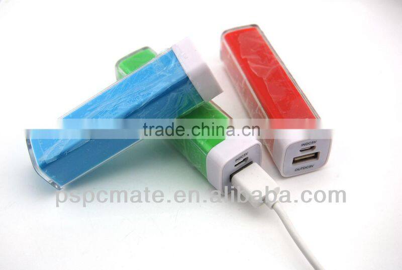 USB Portable Power Tube Bank External Battery Pack Charger Universal 2200 mAh