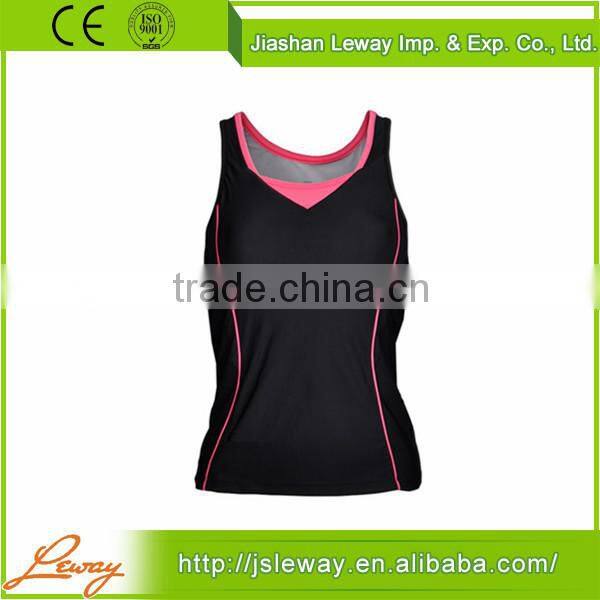 new top 2015 women wholesale custom top women sport yoga slim wear