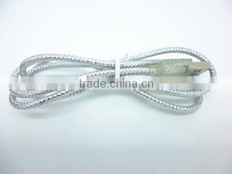 Crystal perfume micro cable for smartphone
