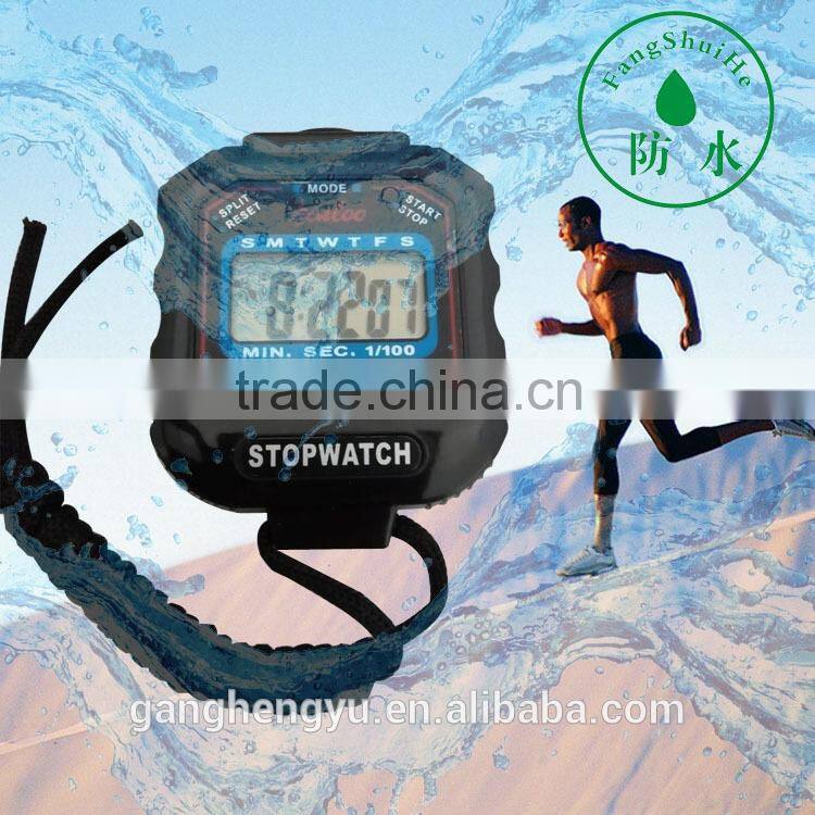 Promotional waterproof big digit stopwatch