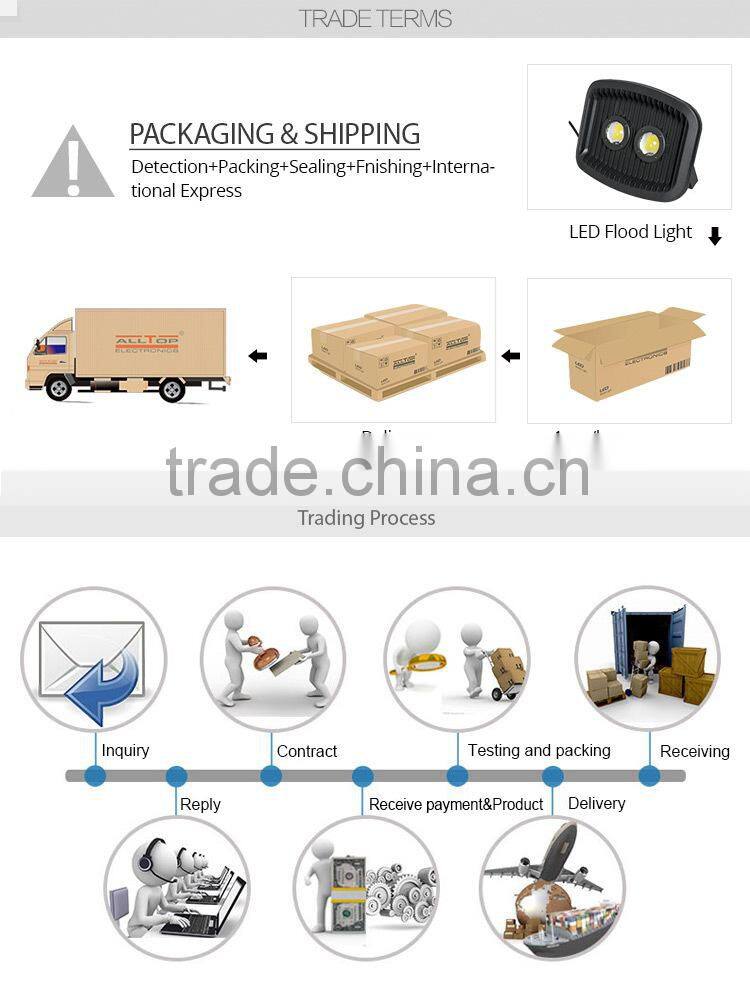 High lumen aluminum cob 100w ul led flood light