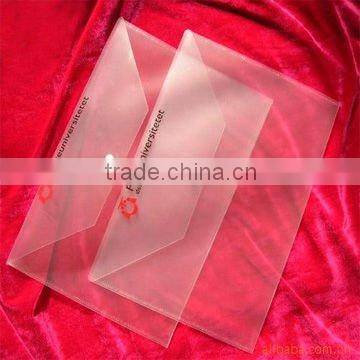 plastic file folder/L shaped folder