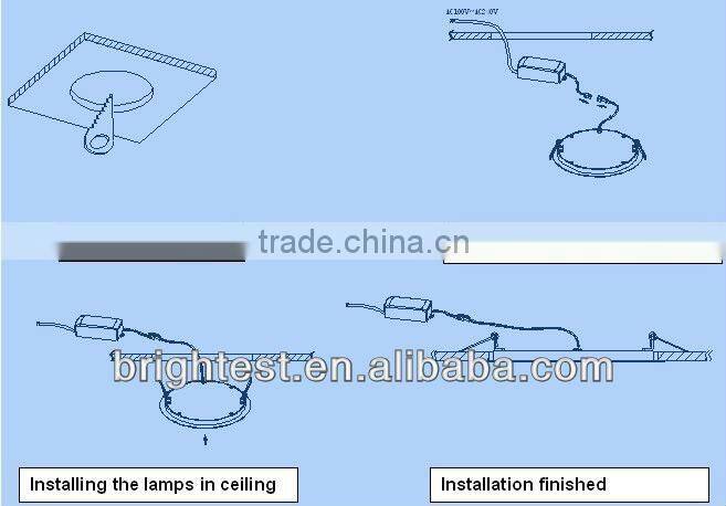 Warm White Color Temperature(CCT) Surface Mounted Install led ceiling light
