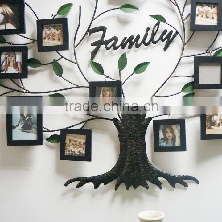 innovative design photo frame,iron family tree photo frame,fashion style photo frame