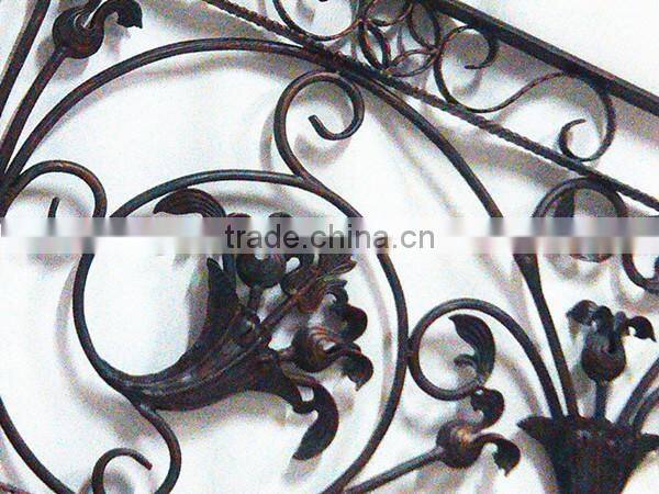Top-selling nice welded cast iron pvc handrail for outside