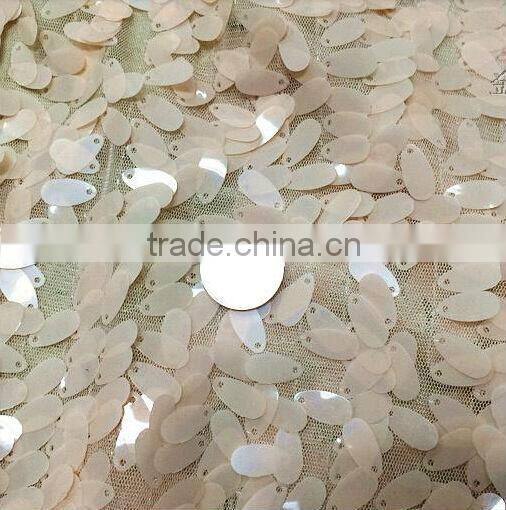 fish scale sequin fabric/sequin lace fabric/sequin dress fabric