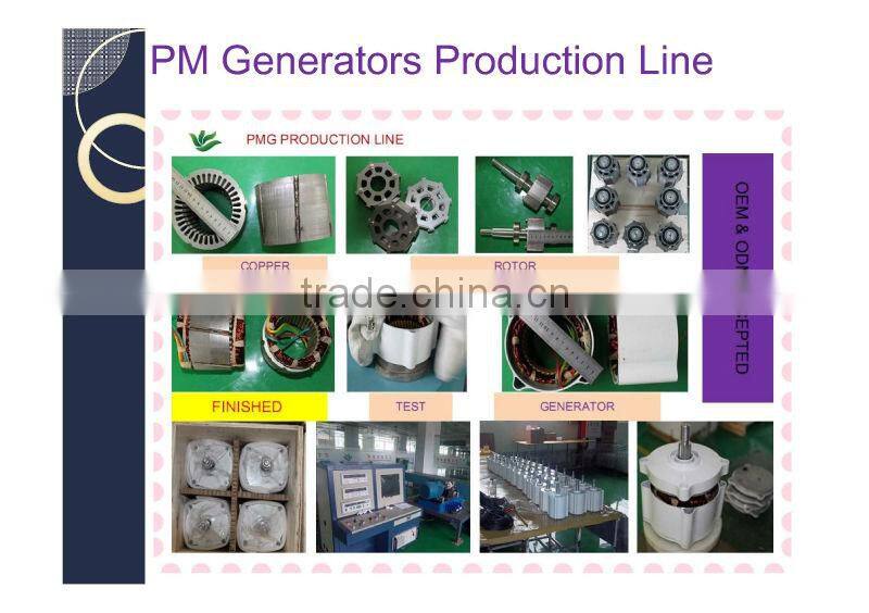 Aluminum Alloy Body Permanent Magnetic Generators---400W