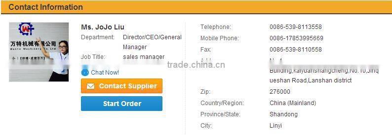 WANTE BRAND QT4-25 brick maching machinery building material machinery