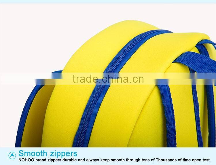 NOHOO Butterfly Waterproof Kids Bags Neoprene fashionable school bags Cartoon Animals School Bags