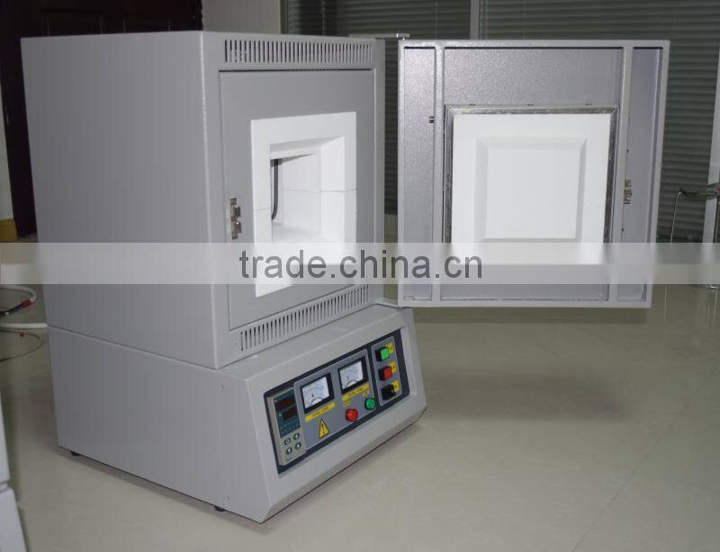 1700 C larger chamber PID control MoSi2 ceramic muffle furnace high temperature ceramic muffle furnace