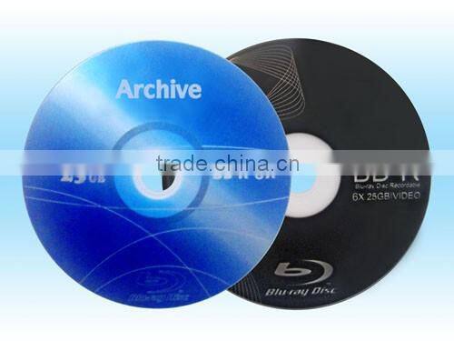 BD case white inkjet printable 25GB 6X Bluray disc BD-R