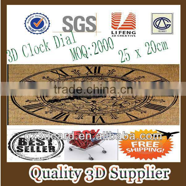 Guangzhou Lifeng 3D Design Wall Clock Dial
