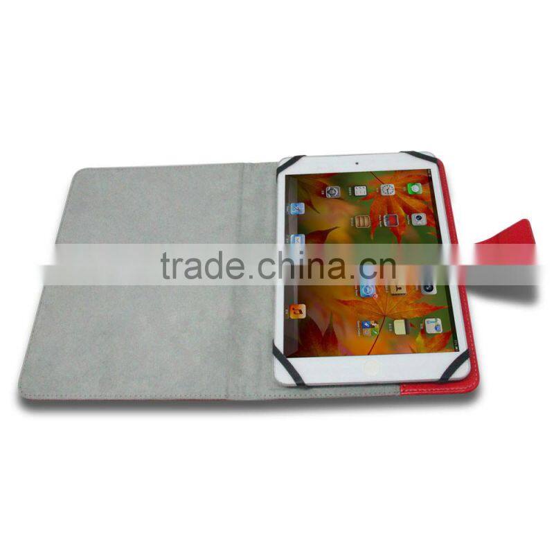 Scratch-resistant leather cover with magnet closure for Ipad 8'' Inch