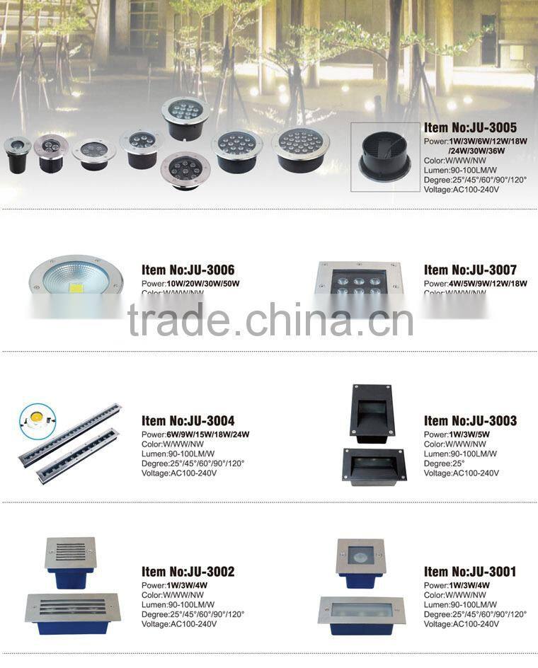 IP67 waterproof outdoor led underground light 3W