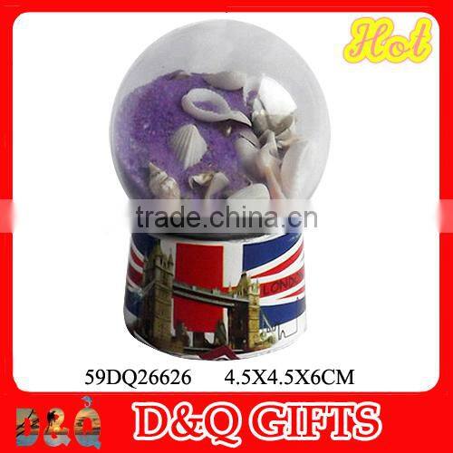 Tourist Gift ploy resin Decal sand ball