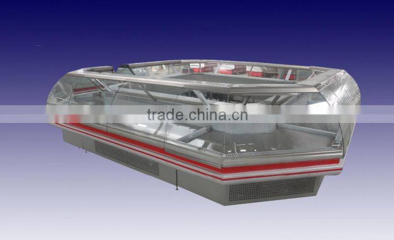 DELI SHOWCASE meats&seafood storage refrigerator display glass showcase