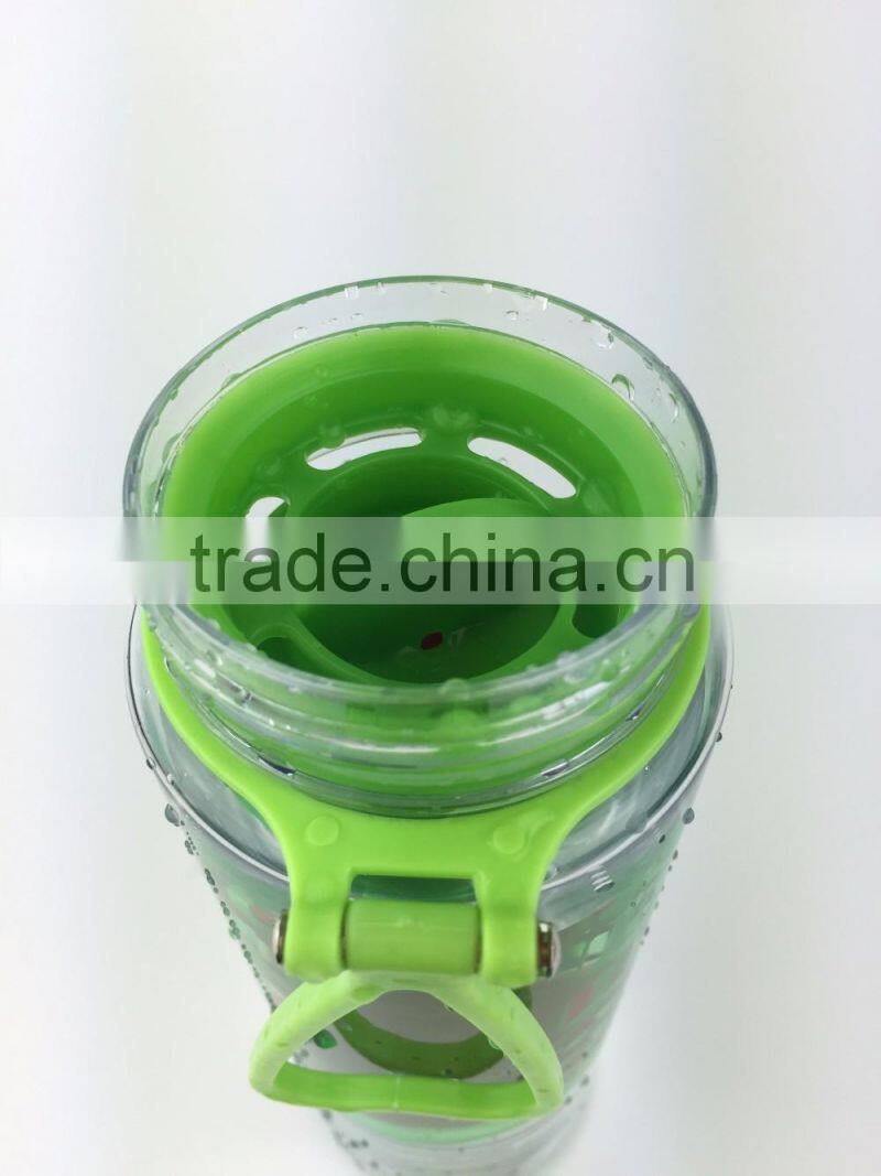 2016 new design tritan BPA Free fruit infusion joyshaker bottle water bottle