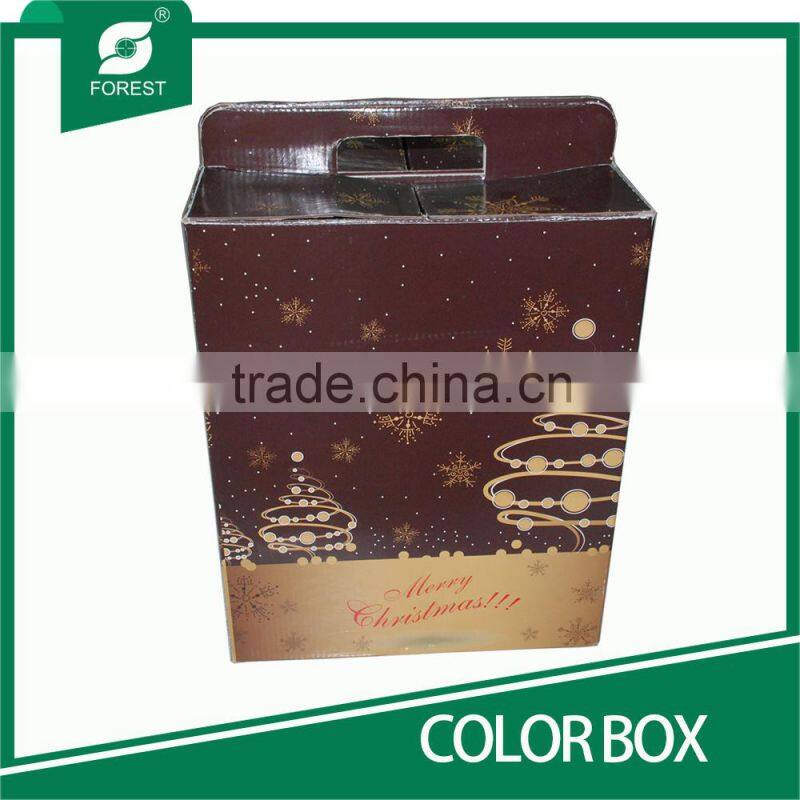 PERSONALIZED FANCY CORRUGATED COLOR BOXES FOR CHRISTMAS GIFTS PACKAGING