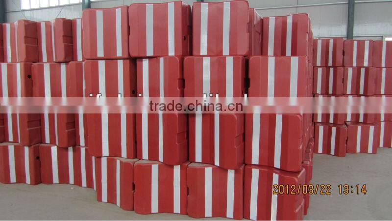 plastic traffic water safety barrier