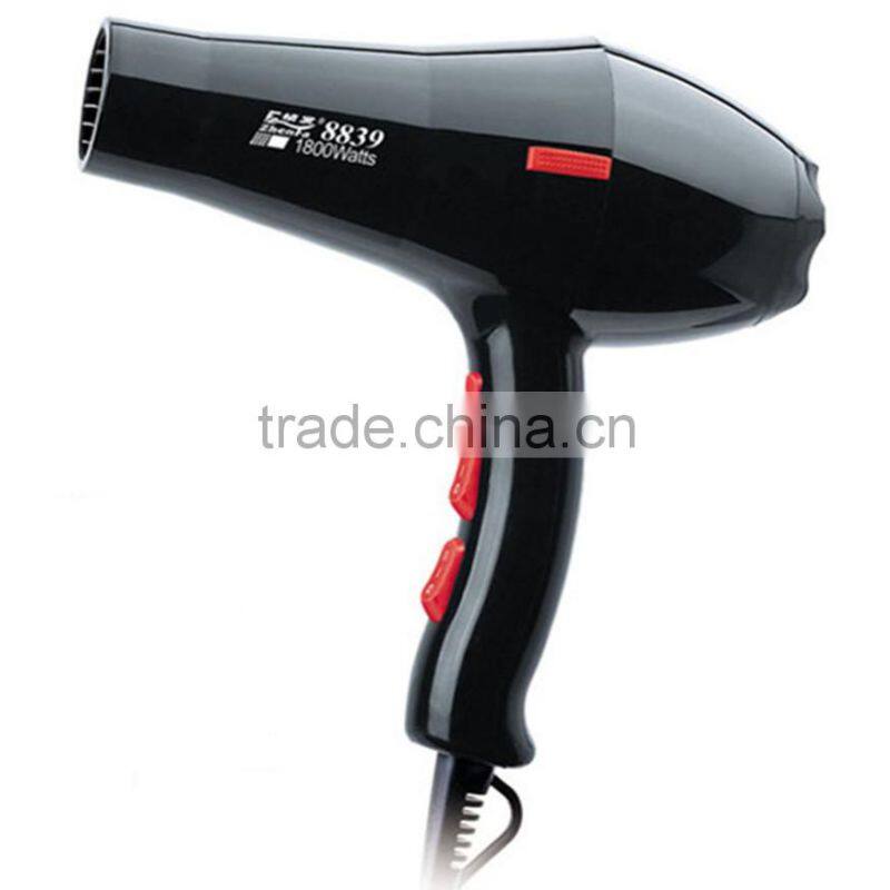 Professional AC motor hair dryer 2000-2400W ZF-8839