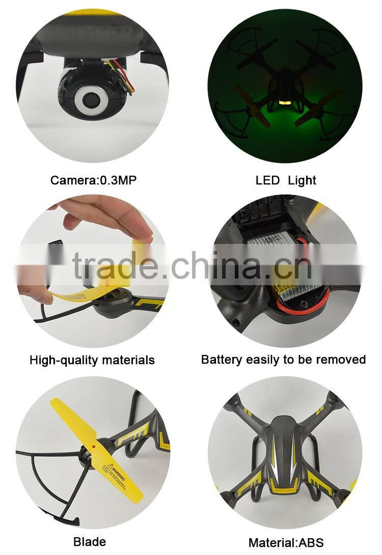 Mobile phone control 2.4G racing quadcopter fpv, fpv racing drone with camera and high set function