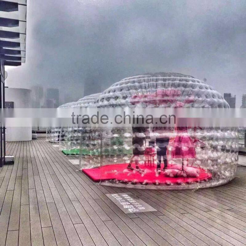LED Light inflatable bubble room tent house prices