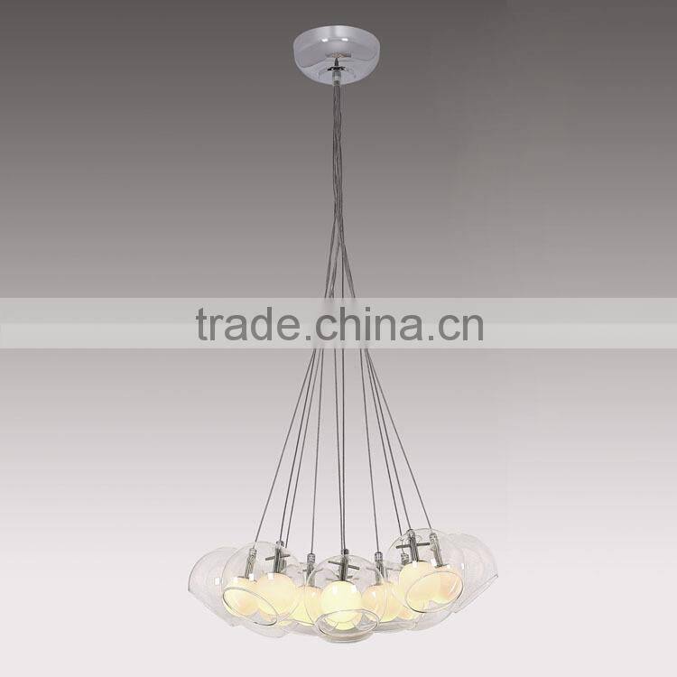 Decorative blown clear glass pendant light new pendant lamp/chandelier lamp with ce/ul