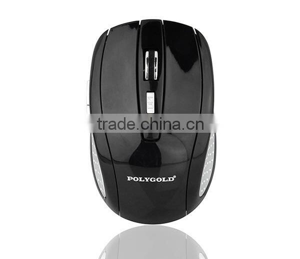 Shenzhen 2.4Ghz Computer Wireless Optical Mouse with DPI button