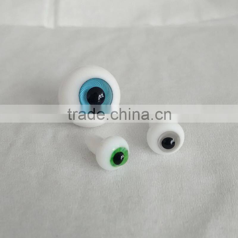2015 high quality dolls glass eyes in round