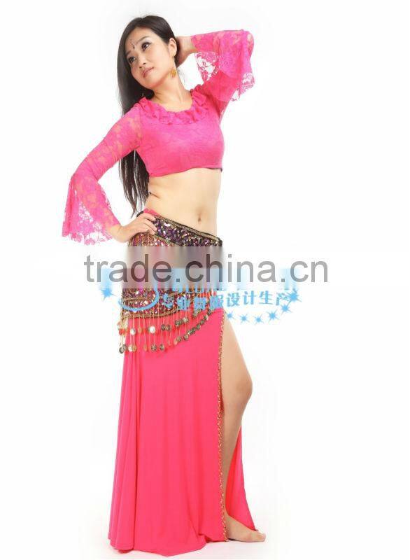 SWEGAL belly dance costumes top and skirt dance dress wear SGBDT13062