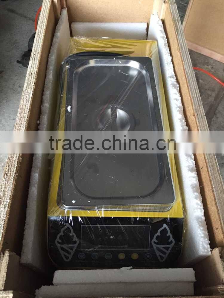 The smallest Ice Cream Machine one flavor with stainless steel agitating shaft