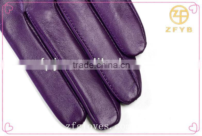 2016 New Style Lady Leather Goat Skin Glove