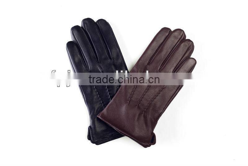 Customized Fashion Men Leather Glove Touch