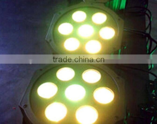 7pcs*3w RGBW LED Flat Par Light LED Wash Effect Indoor Stage Lighting