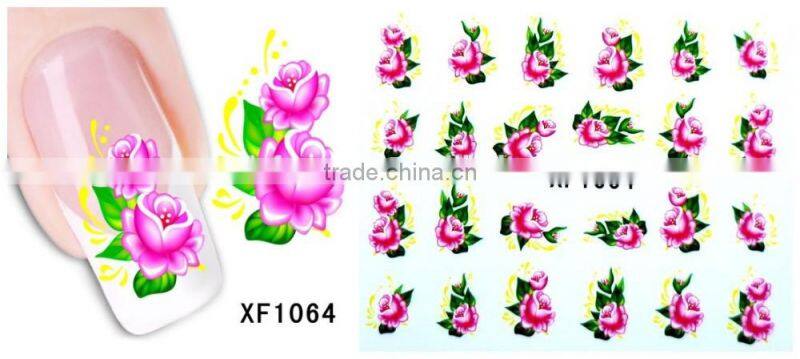 new fashion 2016 Japan style water transfer nail art sticker for DIY nail art decoration