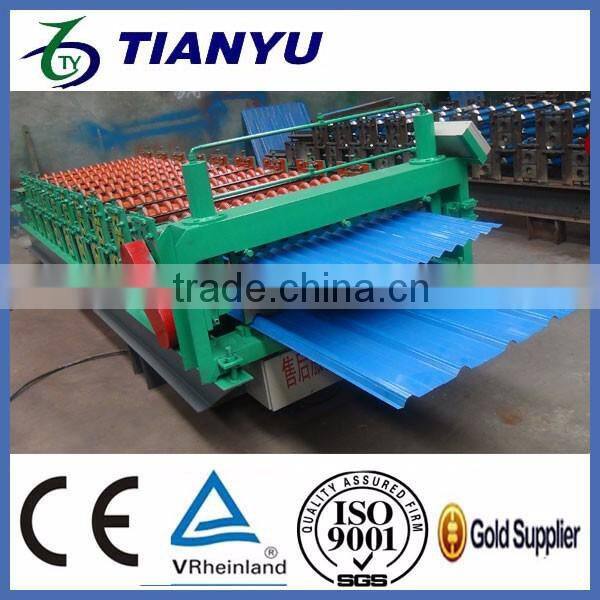 double layer ibr aluminum metal panel roof stepping machine
