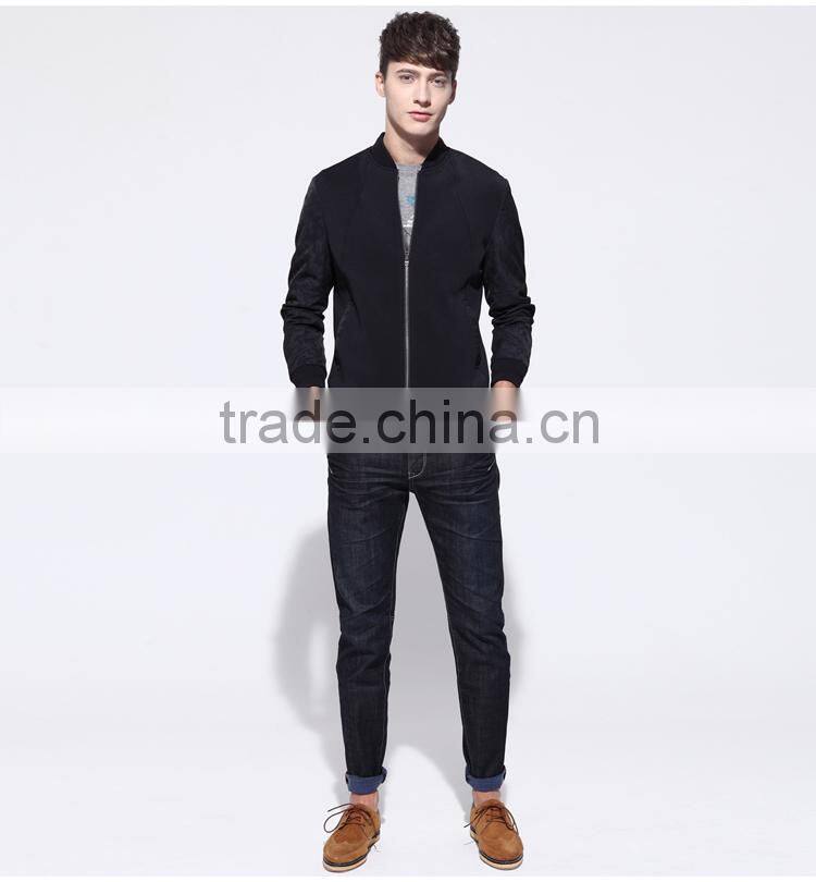 Elegant Mens Slim Zipper Up Jackets Coats