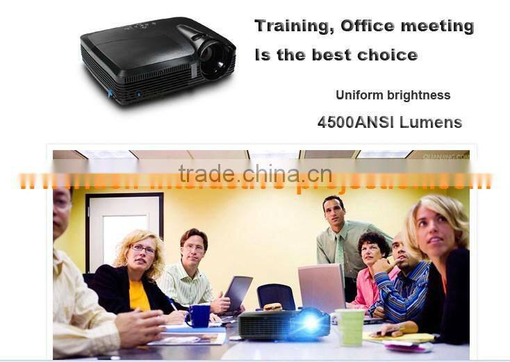 DEFI 4500 lumens short focus projector,pocket lcos rgb led projector by better supplier