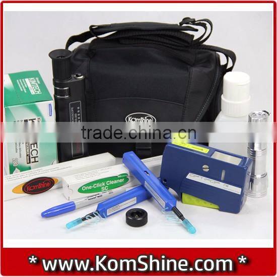 8 in 1 Optical Fiber Connector Cleaning & Inspection Tool Kit incl.One-click cleaner, NTTAT OPTIPOP R Cassette Cleaner + Scope