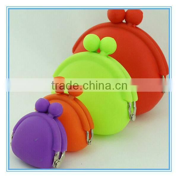 mouse shape silicone coin holder gift pouch