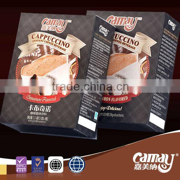 Cinnamon flavored Cappuccino